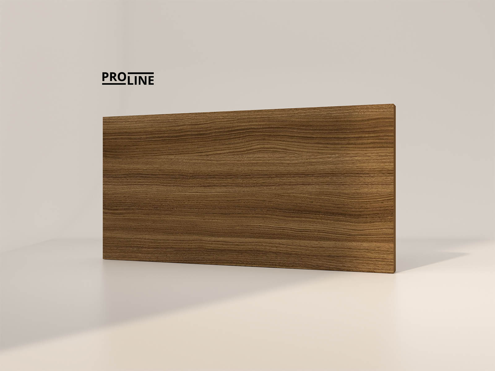 Kleurstaal decor Caramel walnut