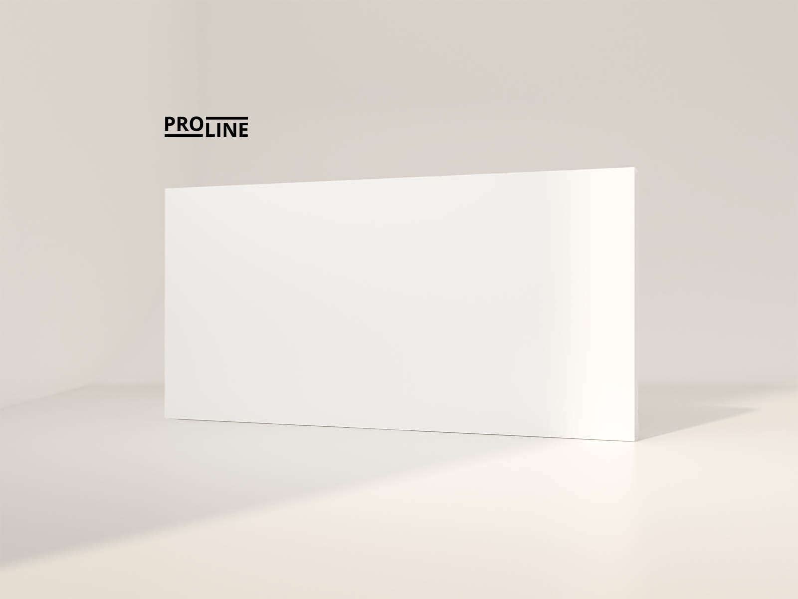 Kleurstaal effen Matt white