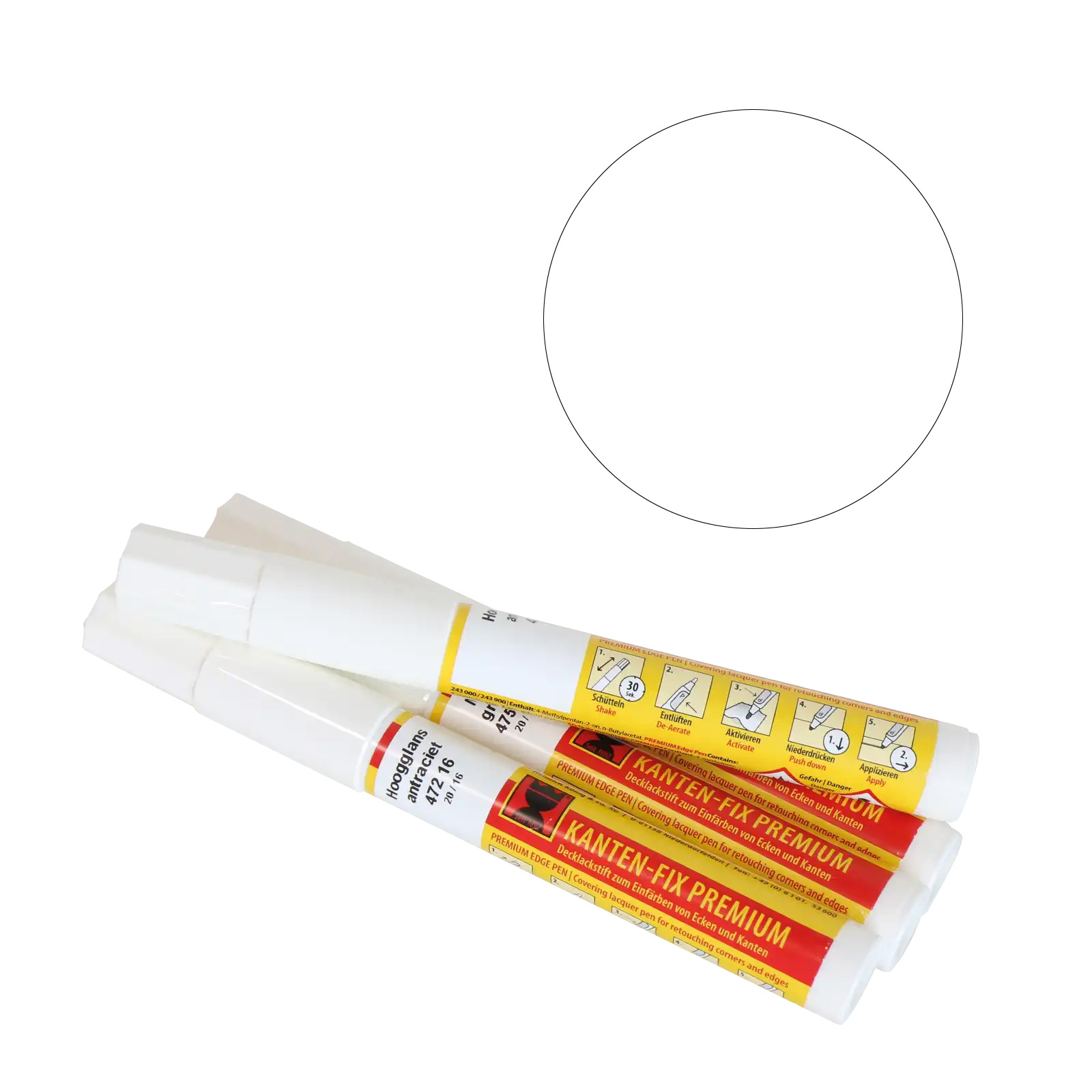 Lakstift tbv lakmeubel mat wit