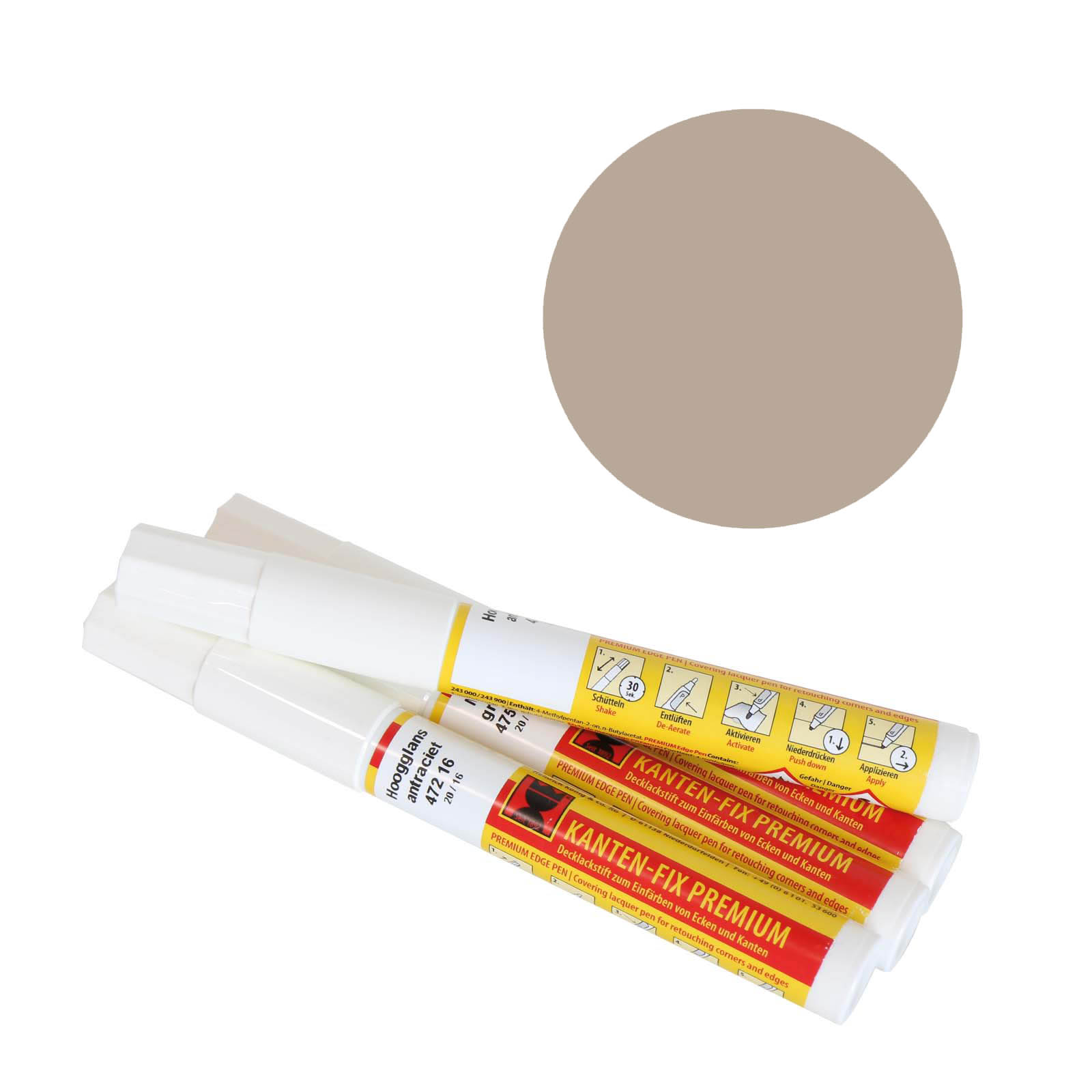 Lakstift tbv lakmeubel mat creme cotton