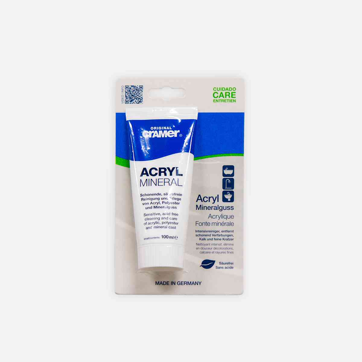 Cramer Acryl-Mineral (reinigingspasta) voor Acryl/Polystone